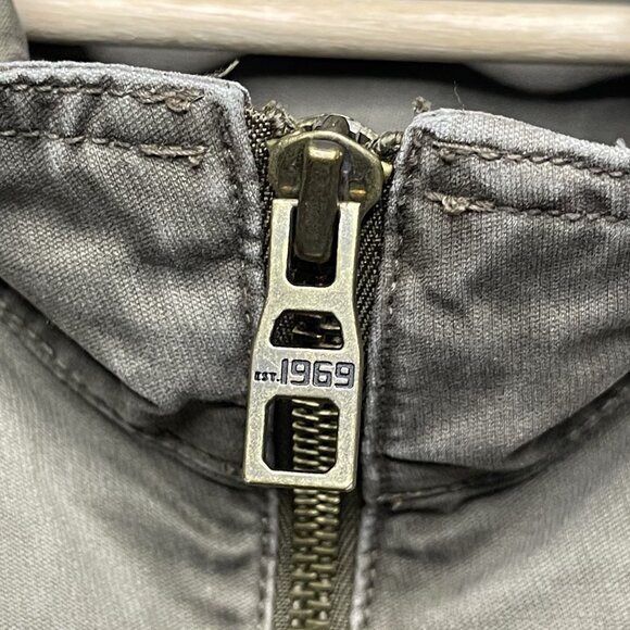 Gap Mens Khaki Brown Full-Zip Utility Cargo Jacket XL - Picture 3 of 7